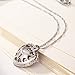 NEOGLORY Blue Crystals Heart Love Shaped Necklaces Jewelry, Heart of The Ocean Necklace from Titanic Crystal Pendant for Women Gift 18+2inch
