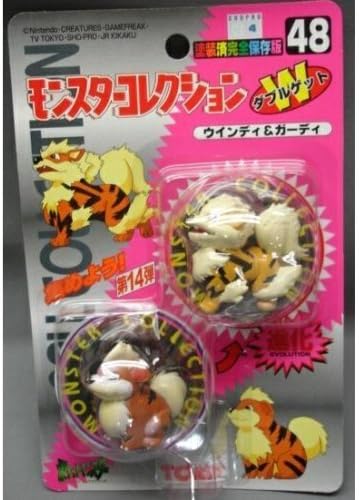 Amazon ポケモン モンスターコレクション48 Wゲット ウインディ ガーディ ロボット 子ども向けフィギュア おもちゃ