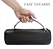 Hard Case Travel Carrying Storage Bag for Ultimate Ears UE Boom 2 / UE Boom 1 Wireless Bluetooth Portable Speaker. Fits USB Cable and Wall Charger-Black