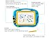 Magnetic Magna Doodle Drawing Board For Kids - Colorful Sketch Erasable Tablet Education Writing Pad With 2 Magnet Shapes - Gift for Little Girls Boys Kids Children Travel Size (Blue)