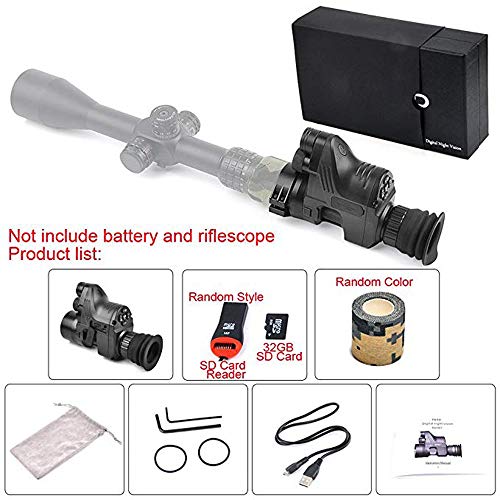 Digital Night Vision PARD NV007 - 1080p HD WiFi camera features night vision features including 32G SD portable day and night mode for hunting night vision rifle scope or viewing multifunction - Thumbnail 6