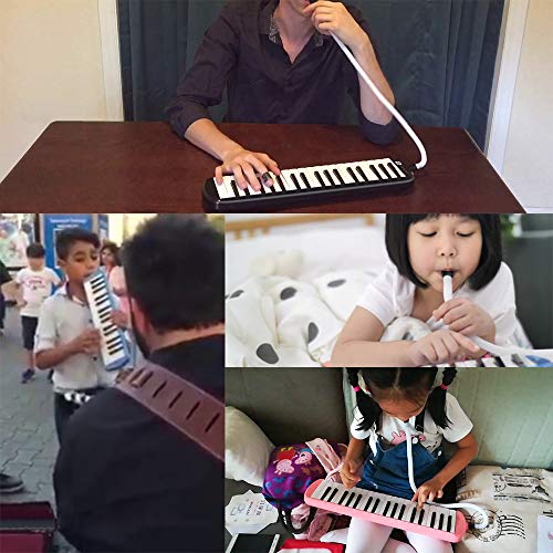 6 Vangoa+Portable+Melodica+Mouthpieces+Beginners