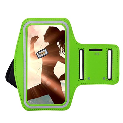 For Samsung Galaxy S8/S8 Plus Armband Case, Leewa Armband Gym Running Sport Cover Case For Samsung Galaxy (Green, S8)