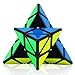 Aitey Pyramid Speed Cube Triangle Magic Cube Twisty Puzzle Christmas Gifts for Kids Black