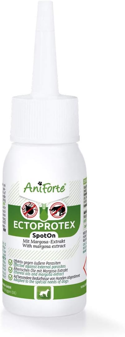 AniForte Ectoprotex Dog 50ml, Tick, Mite and Flea Treatment for Dogs Spot On For Protection and Prevention Against Parasites