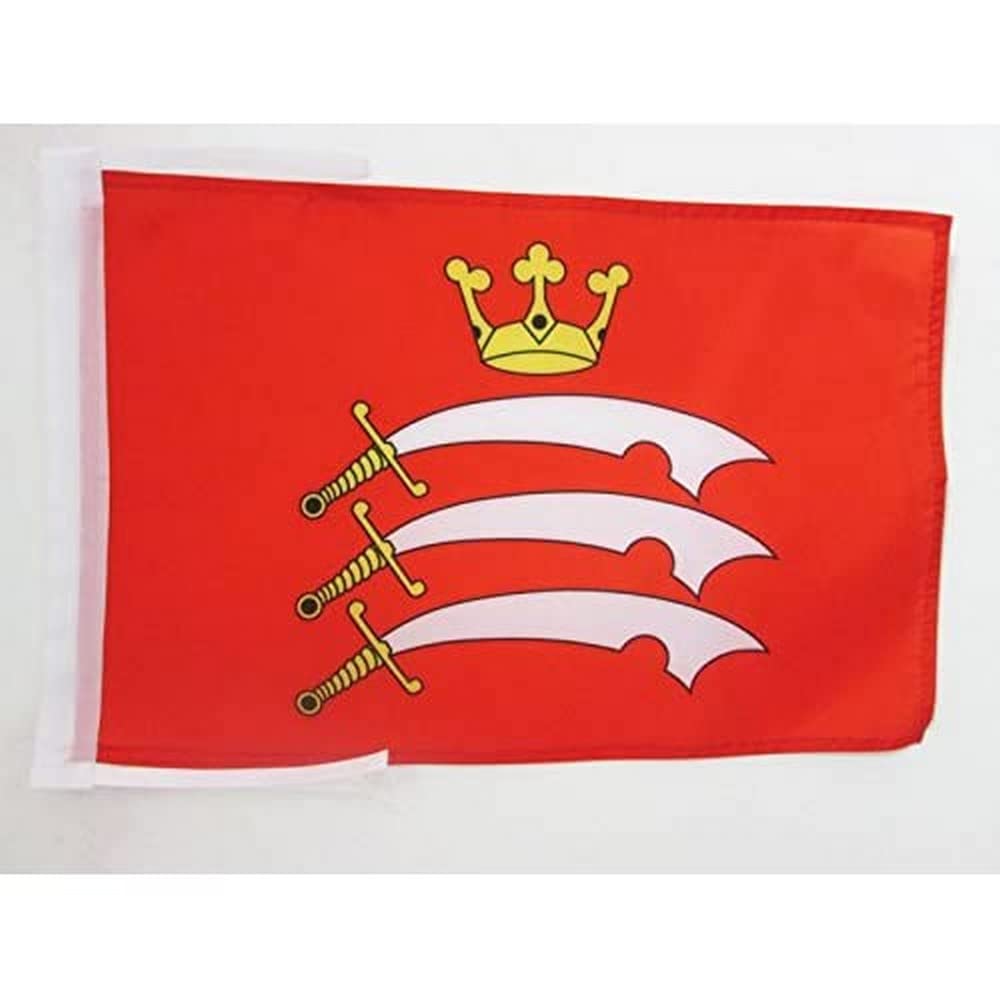 AZ FLAG - Middlesex county Flag - 18'' x 12'' - 100% Polyester County of Middx. - England Small Banner with Two Cords - Fade Resistant - Vivid Colors - 18x12 in - 45x30 Cm โ image 1