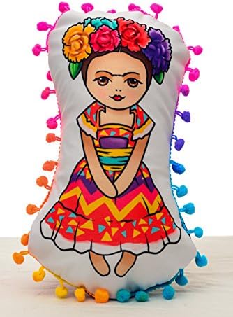 Doll Shaped Frida Handmade Cushion / Pillow