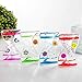 Colorful Liquid Motion Bubbler Desk Sensory Toy Timer Zig Zag Floating Rotating Circles for Play, Fidgeting, Captivating Distraction by Super Z Outlet (Dolphins)