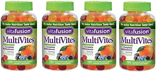 Vitafusion KhiNAO MultiVites Gummy Vitamins, 150 Count, 4 Pack
