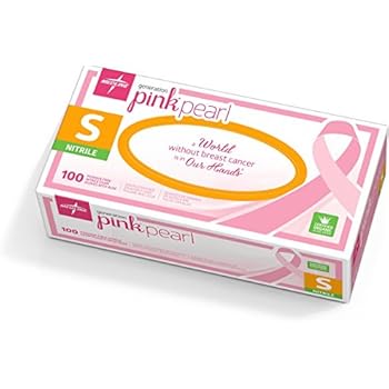 Amazon.com: Medline Generation Pink Nitrile Exam Gloves