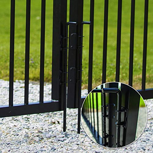 Cane Bolt Heavy Duty Gate Drop Rod 36 Inch Steel With Black Finish 2