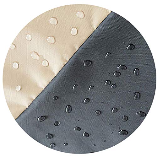 ProHome Direct Outdoor Round Patio Heater Cover Fits for Stand Up Round Dome Heaters, Weather Resistant Material, 34" D x 87" H - Thumbnail 2