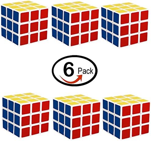Lebbeen Big Cubes Party Favors Cube Puzzle (6 Pack)