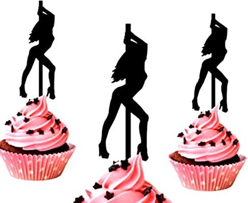 Exotic Dancer Stripper Cupcake Topper