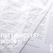 Lazzzy White French Door Curtains Rod Pocket Floral Embroidery Semi Sheer Curtains for Bedroom Living Room 72 inch Length with 1 Tieback