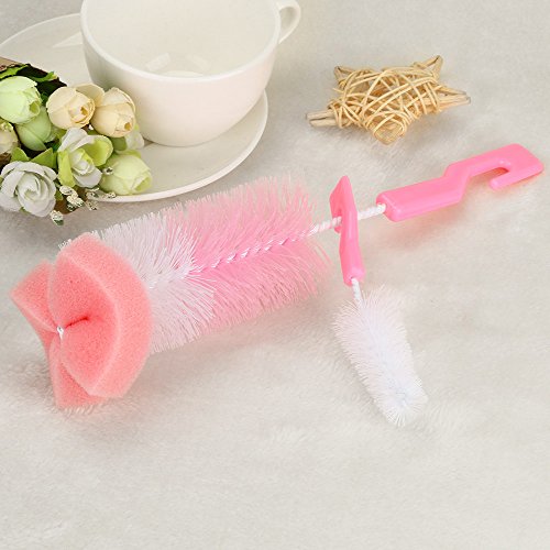 ☀ Dergo ☀brush Baby Bottle Cleaner Spout Cup Glass Teapot Washing Cleaning Tool Brush