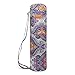 ELENTURE Canvas Yoga Mat Bag with Adjustable Strap & Pockets, Full-Zip Travel Gym Tote for Women & Men, Fits 1/4