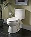 American Standard 2886518.020 H2Option Two-Piece Toilet with Liner, Dual Flush, Chair Height, Elongated Front, White, 1.28 GPF