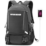 Laptop Backpack,Backpack for Men & Women Hiking Daypack,Anti-Theft Waterproof School Bookbag with USB Charging Port