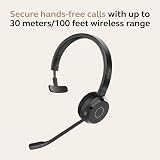Jabra Evolve 65 TE Wireless Mono Headset with Mic Dual Device USB-A BT 16h view 3