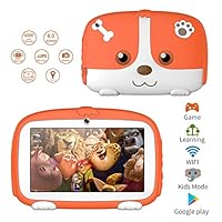 Kids Tablets,7inch HD Touch Screen Kids Tablet for Kids 1G+8G  Android Tablet Quad Core Kids Tablets with WiFi , Parental Control， 40+ Learning,Training Games APPs, Protect kids Eyes
