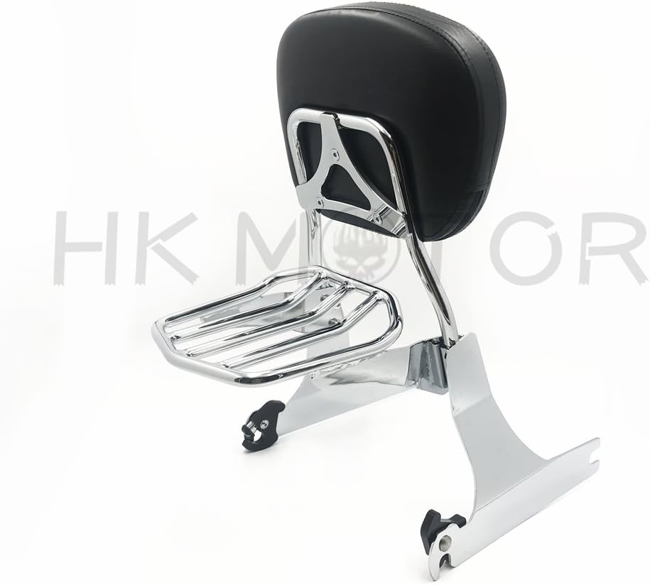 HONGK- Detachable Backrest Sissy Bar&Luggage Rack Compatible with Harley Dyna Low Rider FXDL 06-UP [B07FJ79CSZ]