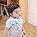 Baby Bibs,Baby Drool Bibs,Baby Bandana Drool Bibs for Drooling and Teething,4-Pack Gift Set