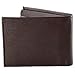 Alpine Swiss Men's Leather Bifold Wallet Removable Flip Up ID Window