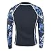 Layatone Wetsuit Top Women Men Premium 3mm Neoprene Diving Suit Jacket for Women - Wetsuit Jacket Long Lycra -Sleeves Diving Surfing Snorkeling Top - Wet Suit Top (Blue-Lycra Sleeve, US Size-M)