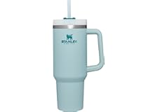 Stanley Adventure Reusable Vacuum Quencher Tumbler with Straw, Leak Resistant Lid, Insulated Cup, Maintains Cold, Heat, and I