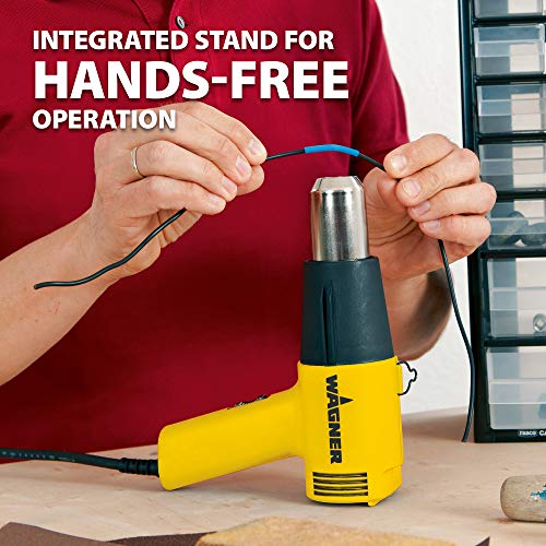 Wagner Spraytech 0503008 HT1000 Heat Gun, 2 Temp Settings 750ᵒF & 1000ᵒF, Great for Soften paint