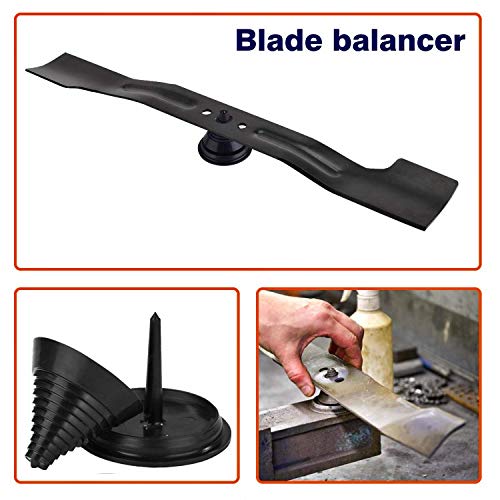 XIAOYU Lawn Mower Blade Sharpener & Blade Balancer for 750-042 Kit,Mower Blade Sharpener, Grinder Wheel Stone for Any Hand Drill Power Drill,for Courtyard Garden and Outdoor - 6 Pack