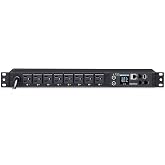 CyberPower PDU81001 Switched Metered-by-Outlet PDU | 100-120V/15A (Derated to 12A), 8 Outlets, 1U Rackmount