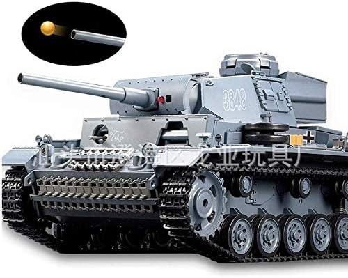 Sufleyy 3848-1 Control Toy Tank FULL METAL UPGRADE Include Tracks Sprocket Gear Box BB Shooting Sounding Germany Walker Bulldog Radio RC Tank for Children Adults & Kids (Color : Professional)
