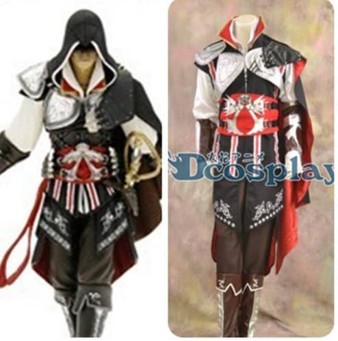 Amazon 本格 コスプレ 男性用lサイズ アサシンクリード アルタイル エツィオ アウディトーレ ダ フィレンツェ風 コスプレ衣装 オーダーメイド コスプレ 仮装 通販