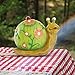 Juegoal Garden Statue Snail Figurine Solar Powered Outdoor Lights for Garden Yard Lawn Decoration