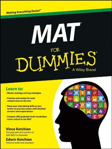 Download MAT For Dummies (For Dummies (Career/Education))
