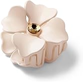 Camellia Rhinestone Flower Claw Clip