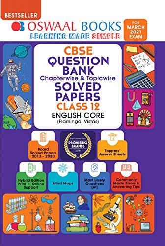 Oswaal CBSE Question Bank Class 12 English Core Book Chapterwise & Topicwise Includes Objective Types & MCQ’s (For 2021 Exam) Oswaal CBSE Question Bank Class 12 English Core Book Chapterwise & Topicwise Includes Objective Types & MCQ’s (For 2021 Exam)