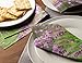 Lavender Paper Napkins for Wedding or Shower Party (6.5 x 6.5 In, 100 Pack)