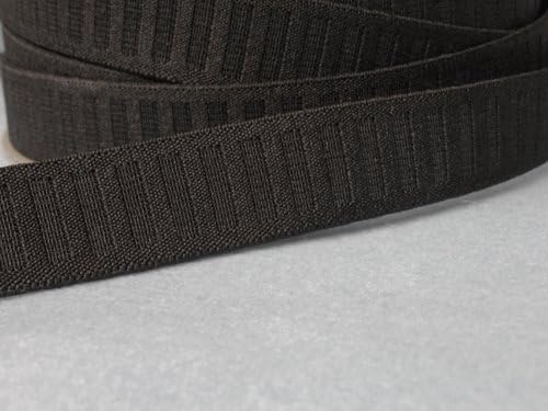 Wholesale Flat Woven Non Roll Elastic - Black 1" 100yds