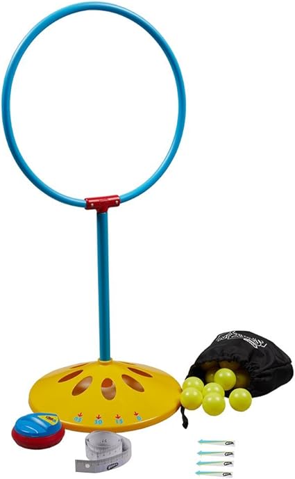 Wham-O Stay N Play Hut Hoop Variety Game Sets, 10 X 25, Yellow, Blue And Red