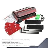 BackGun Heavy Duty Magnetic gun Mount Not spinning While driving- Rubber Coated - For Pistol, Handgun, Rifle or Magazine | Under Desk Holster For Office | Home | Truck or Car (2 pack) (460.00)