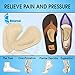 Metarsal Arch Support Cushions and Shoe Heels Grips—2-in-1 Strong Sticky Heels Cushion Pads and Arch Support for Feet—Versatile Function for Feet—Pack of Two (4)
