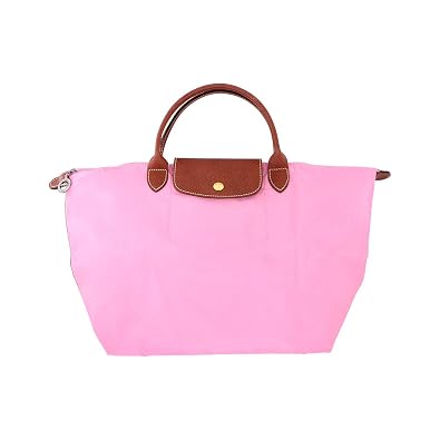 Amazoncom Longchamp Le Pliage Ladies Medium Pink Nylon