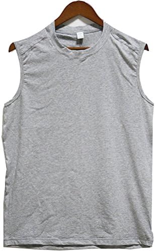 GOOTUCH Men`s Cotton Sleeveless T Shirt Jersey Muscle T-Shirt