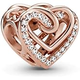 Qulmlxis Mom Family Charms Bead for Bracelets and Necklaces Jewelry Charm for Women Valentine Mother's Day