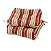 Greendale Home Fashions 20-inch Outdoor Chair Cushion (set of 2), Roma Stripe