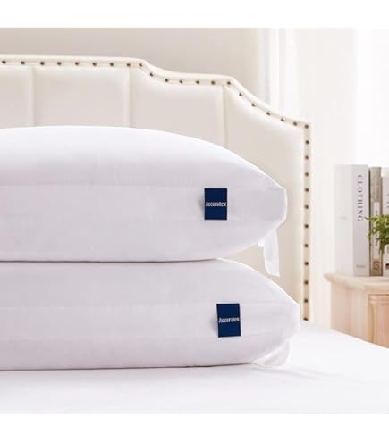 Martex Clean Essentials Kissen-Set – 2-teilig, Standard, Weiß, 60% Baumwolle, Maschinenwaschbar