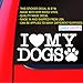 Sassy Stickers I Love My Dogs Decal Car Truck Bumper Window Sticker